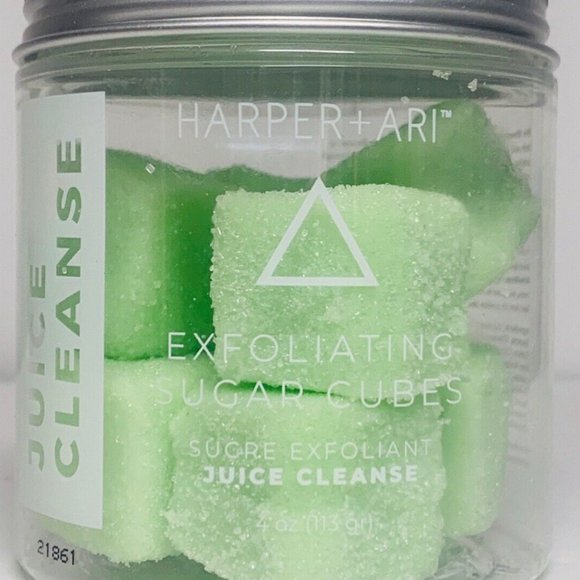 Harper + Ari Bath & Body Harper Ari Exfoliating Sugar Cubes Juice Cleanse 4oz Body Scrub New